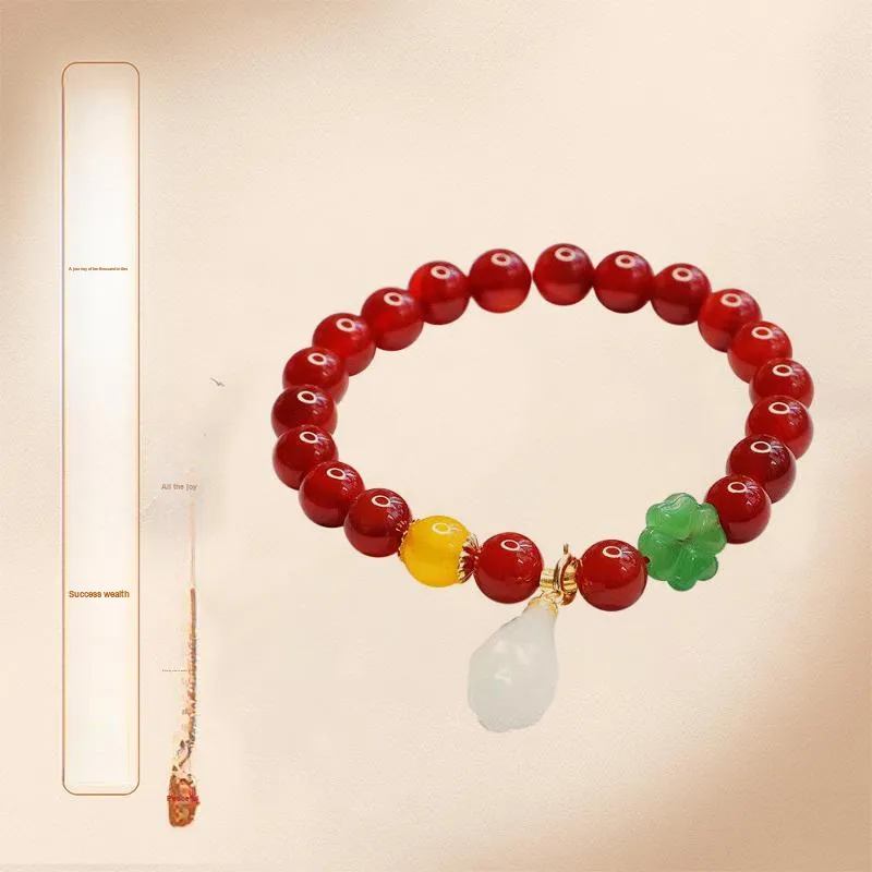 The Years Are Quiet Agate Bracelets Unisex-1