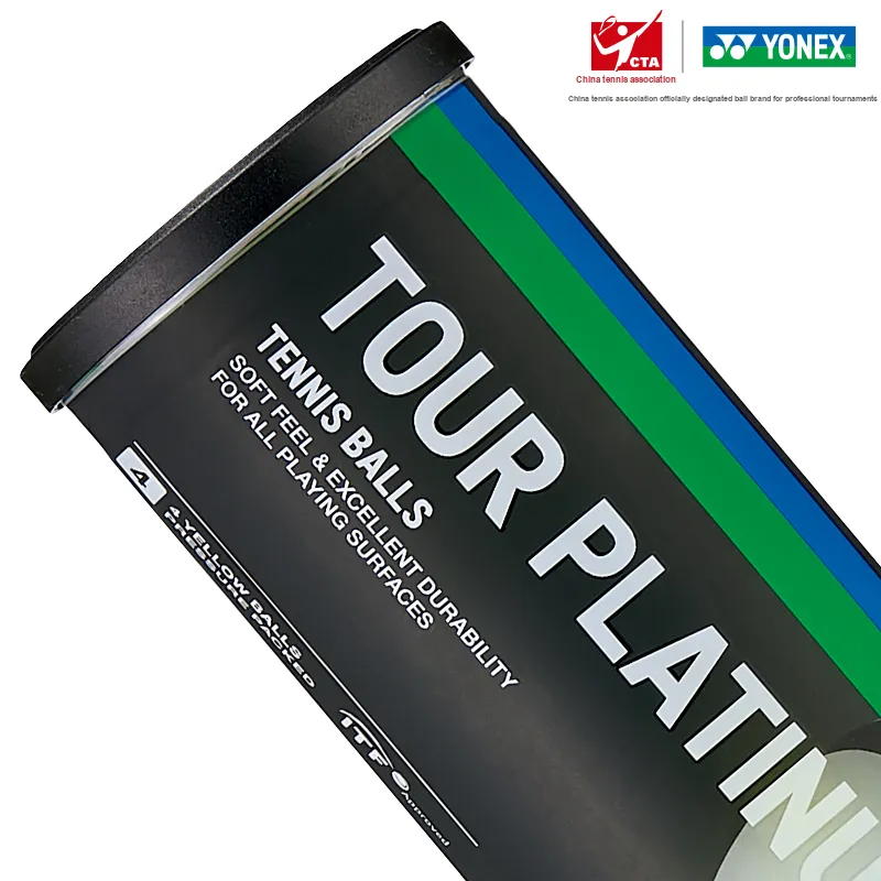 YONEX TB TP4PEX Tennis Balls Wool, Nylon, Polyester Match Ball Match Ball Yellow-3