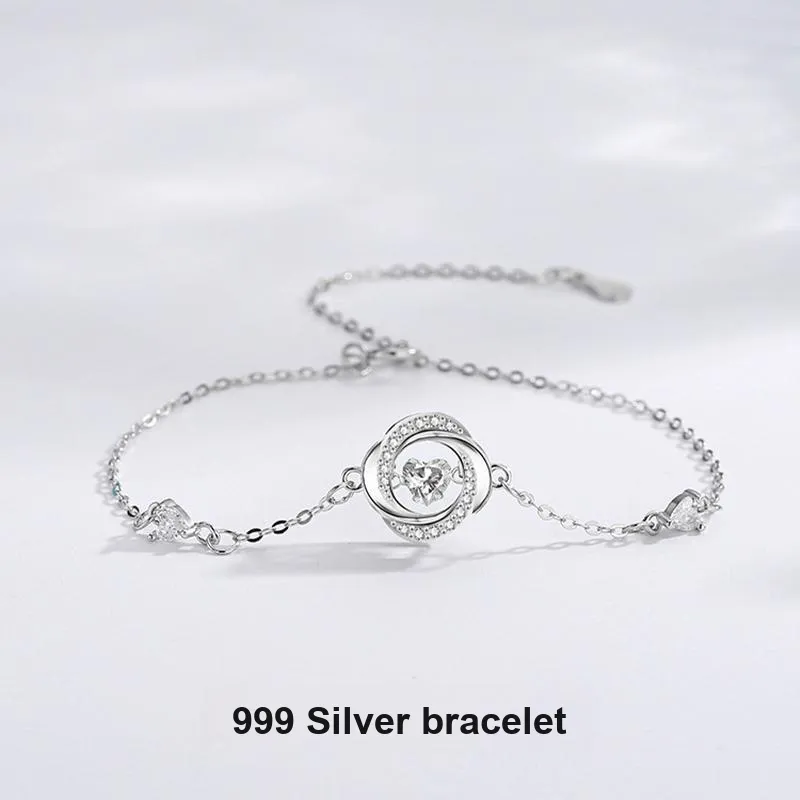 Kelanxi 999 Fine Silver Necklaces Women's-2