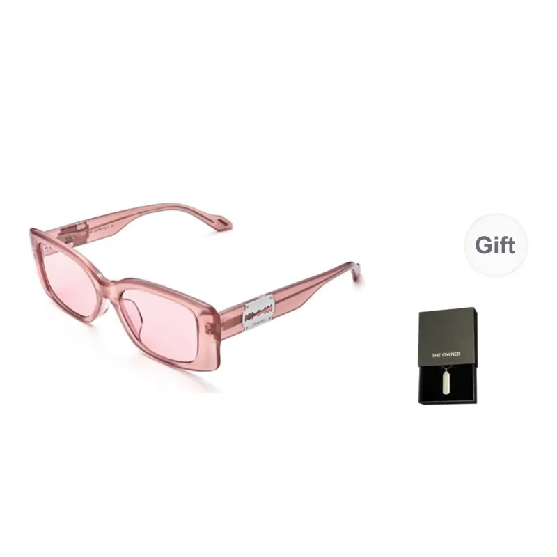 THE OWNER Plate Frame Rectangular Sunglasses Unisex-15