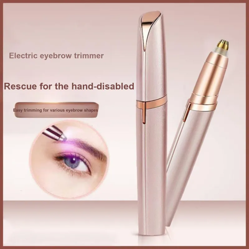SHANGYELAMEILA Rechargeable Eyebrow Pencils Eyebrow Grooming Tool With Razor-11