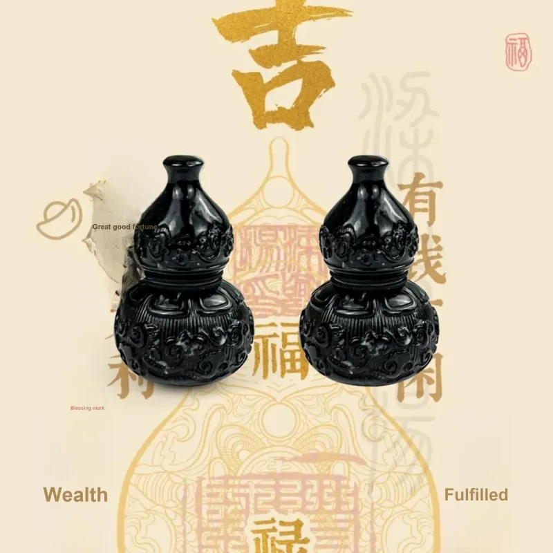 Tang Zhi Serpentine Jade Ornaments Unisex-2