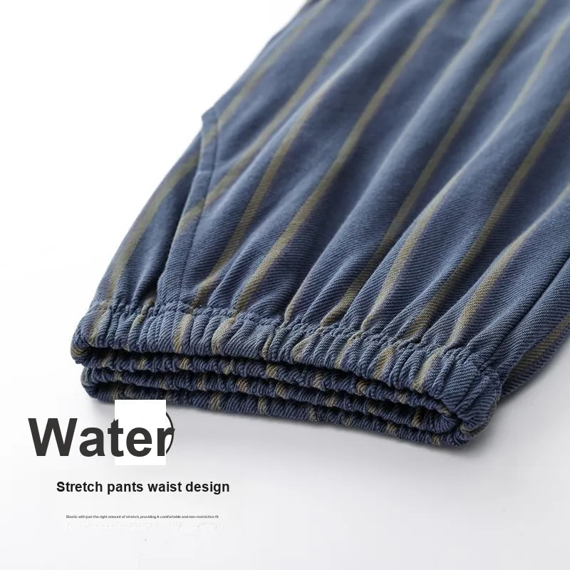 Ordifen Pajama Pants Men's 2 Pack Dark Blue-2