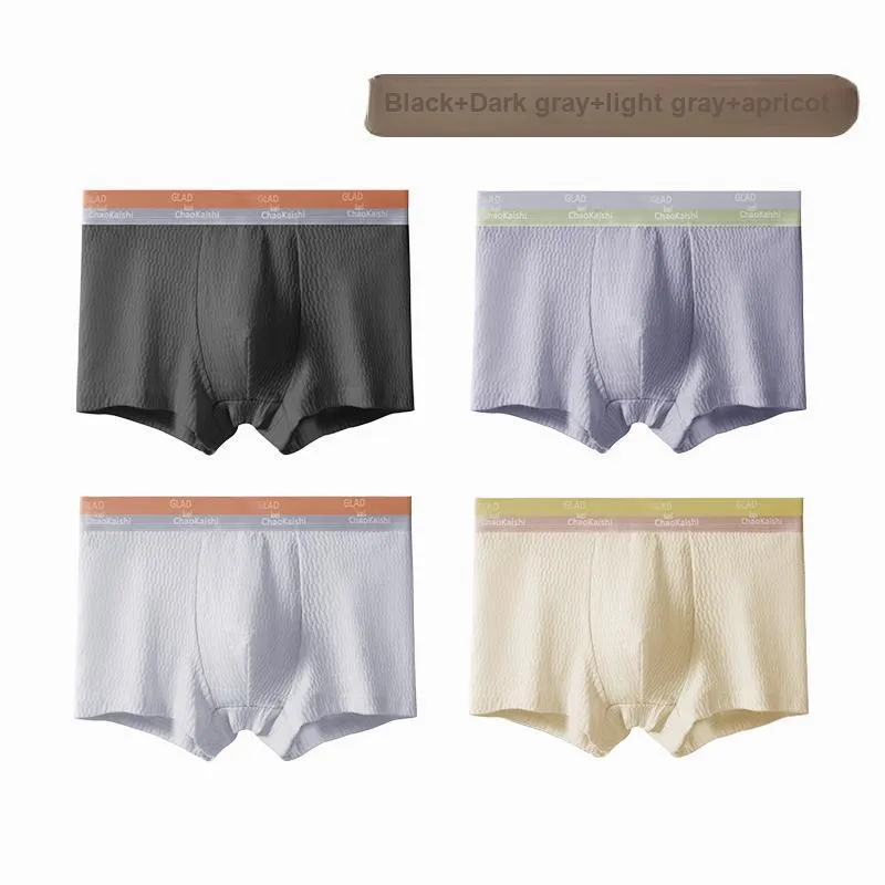 RED DRAGONFLY Cotton Panties Men's 4 Pack Gift Box Set-10
