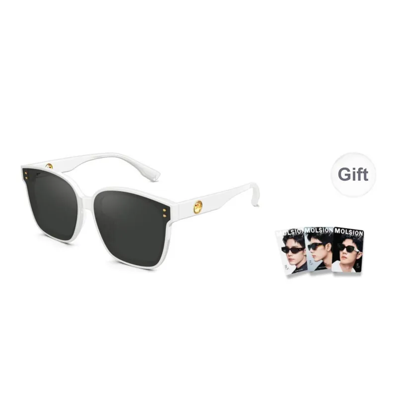MOLSION Plate Frame Square Sunglasses Unisex Multicolor-21