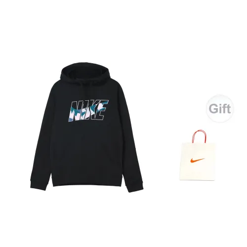 Nike Sweatshirts Men Black Sweatshirts+Gift Bag