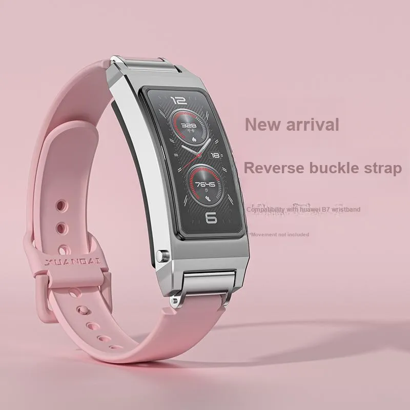 CHUANGYIDA Huawei Compatibility Watch Band 135~190mm Silicone Material-17