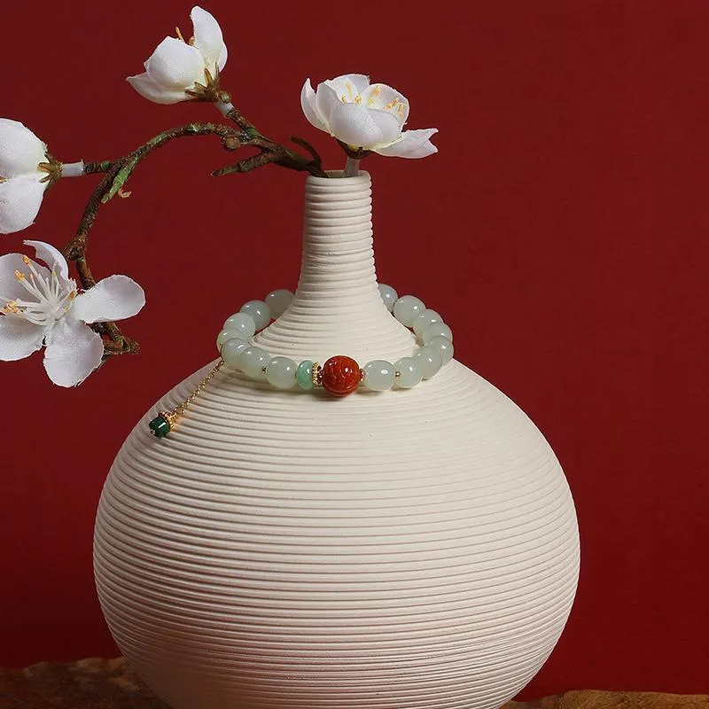 Long Fu Hetian Jade White Jade/Pale Greenish White Jade Women's-1