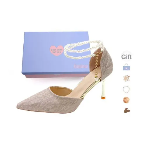 Xingdiman Низкий каблук Высокие каблуки 8 см Женские Набор в подарочной коробке