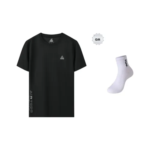 PEAK Мужские черные футболки