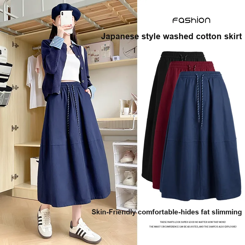 Urban Beauty Casual Long Skirts Women's-10