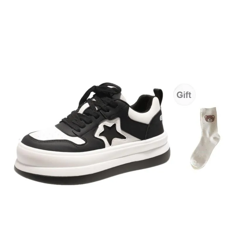 BINGO DUCK Low Top Skateboard Shoes Women's-0
