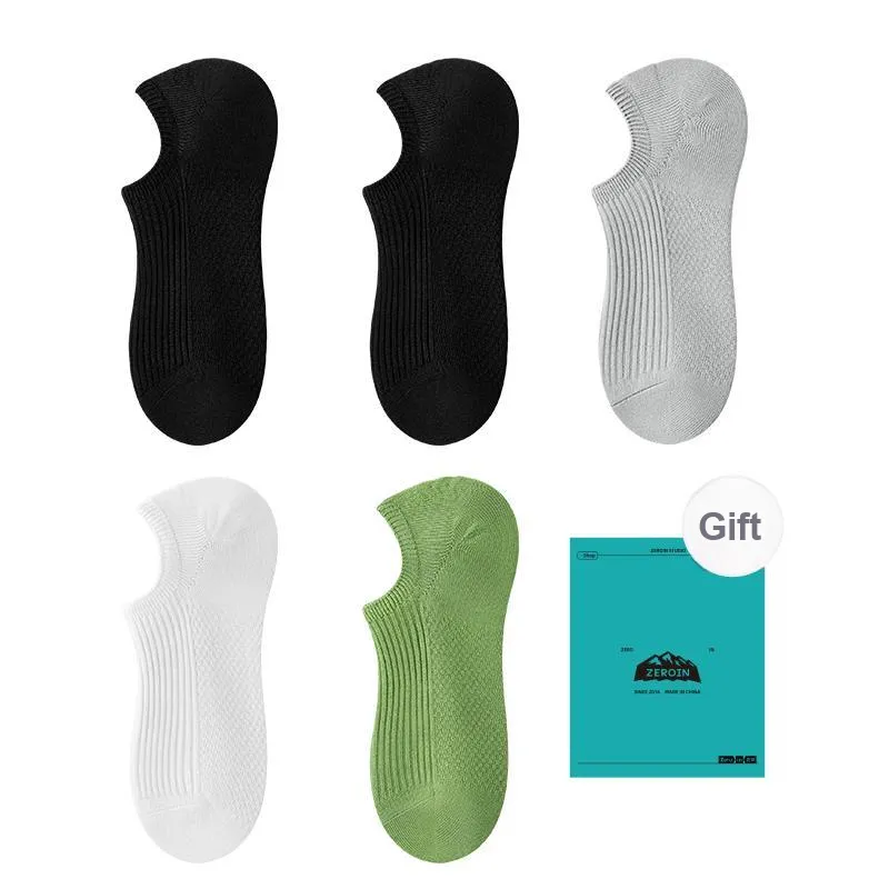 ZEROIN No Show Socks Unisex 5 Pack-36