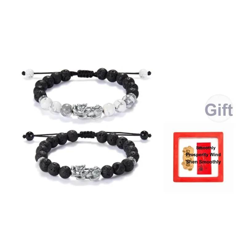 AGOVSKI Map Stone Jade Bracelets Unisex-32