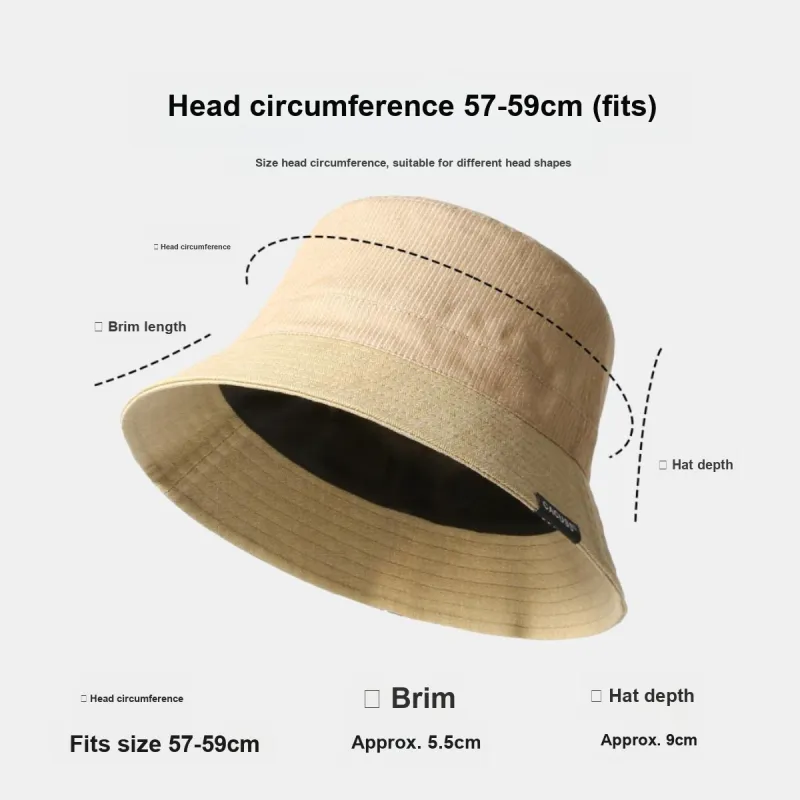 CACUSS Junior Cotton Bucket Hats Women's-6