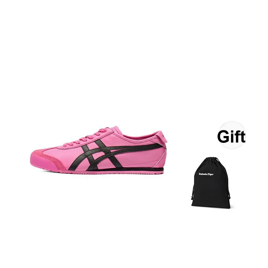 Onitsuka Tiger MEXICO 66 Дышащий Низкий Топ Casual Женский Розовый