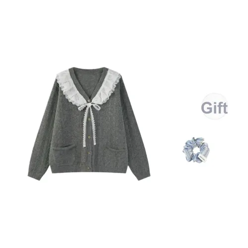 KYKW Серый Резинка для волос Подарок Женские Трикотаж