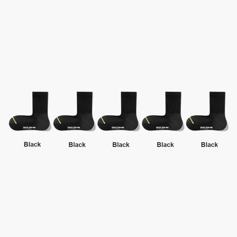 B&C.Room Mid Calf Socks Men's 5 Pack-5