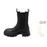 Black Fleece-Lined Gift Included Socks (Please Refer to Details)