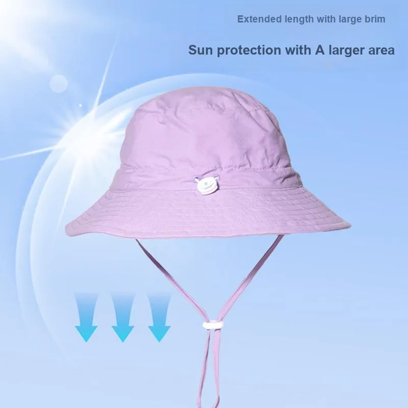 LINGJIE Polyester Bucket Hats Kids'-1