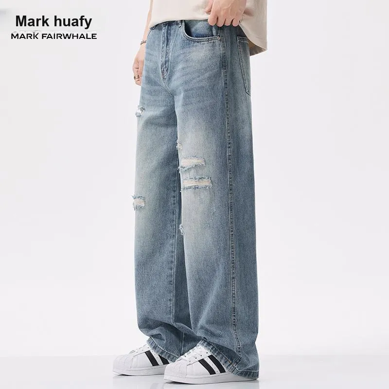 FAIRWHALE Jeans Unisex Blue-6