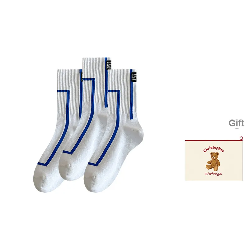 Caramella Mid Calf Socks Men's Shopping Bag Combo Set-10