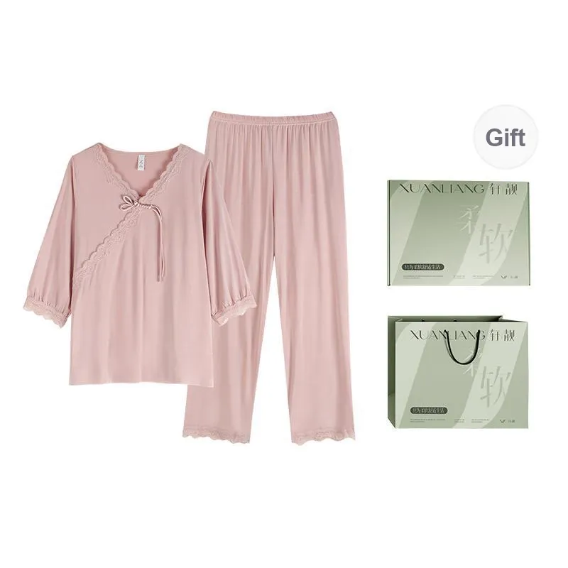 Xuan Liang Pajama Set Women's Gift Box Set-8