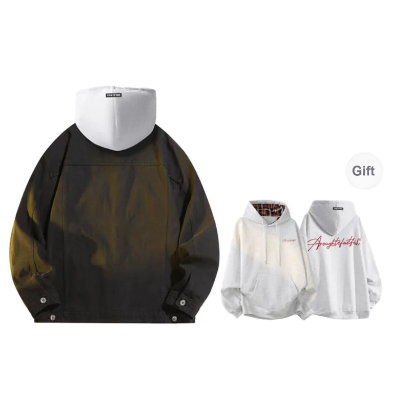 FASTFISH Denim Jackets Unisex-7