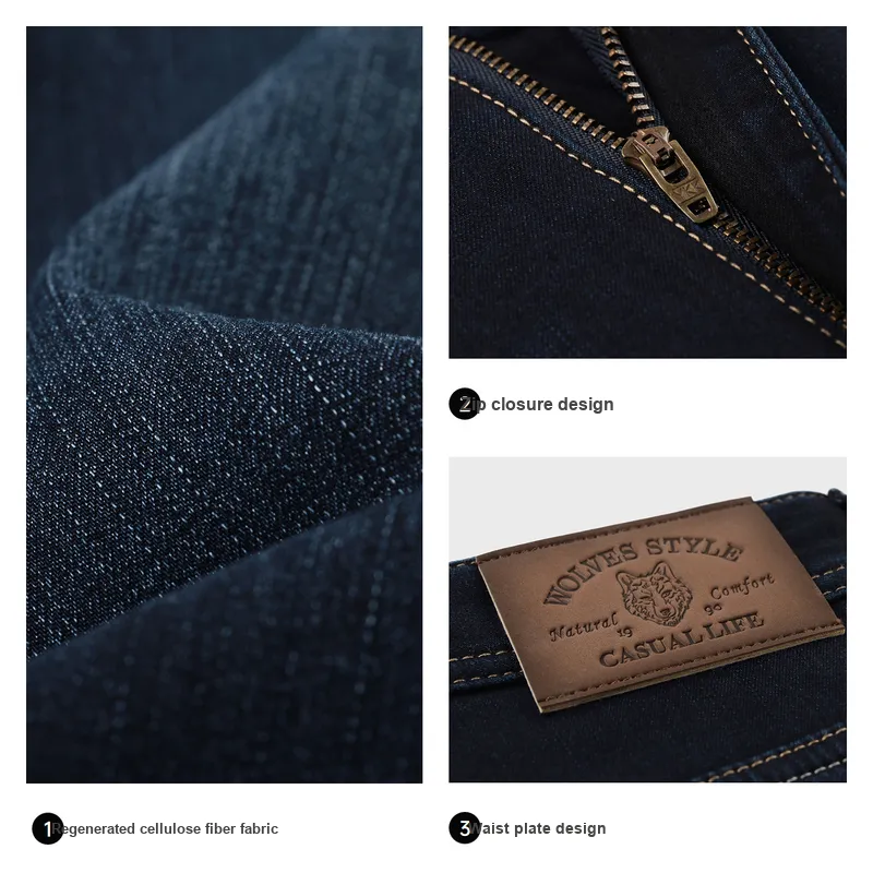 SEPTWOLVES Jeans Men's Dark Blue-5