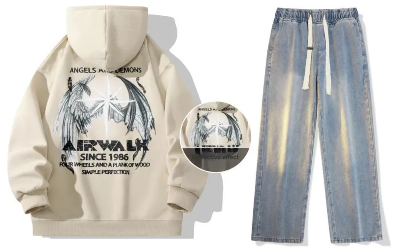 Airwalk Sweatshirt Sets Unisex-78