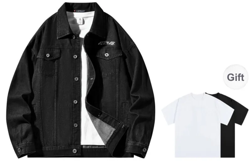 Airwalk Denim Jackets Unisex-11