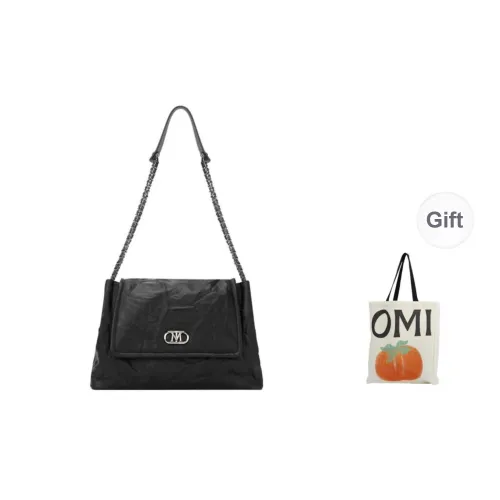 OMI PU Shoulder Bag Crossbody Bag Regular Women's White/Black/Pink/Khaki