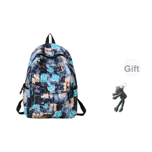 PULEWEI Nylon Backpack Unisex Black Purple Khaki Blue PULEWEI Нейлоновый рюкзак унисекс черный фиолетовый хаки синий