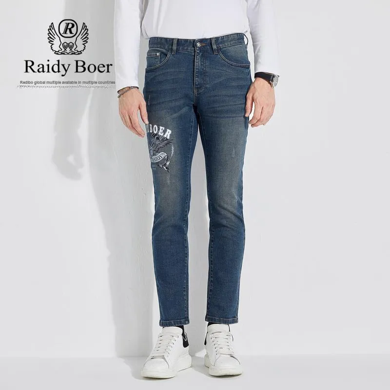 Raidy Boer Jeans Men's Gray Blue-4
