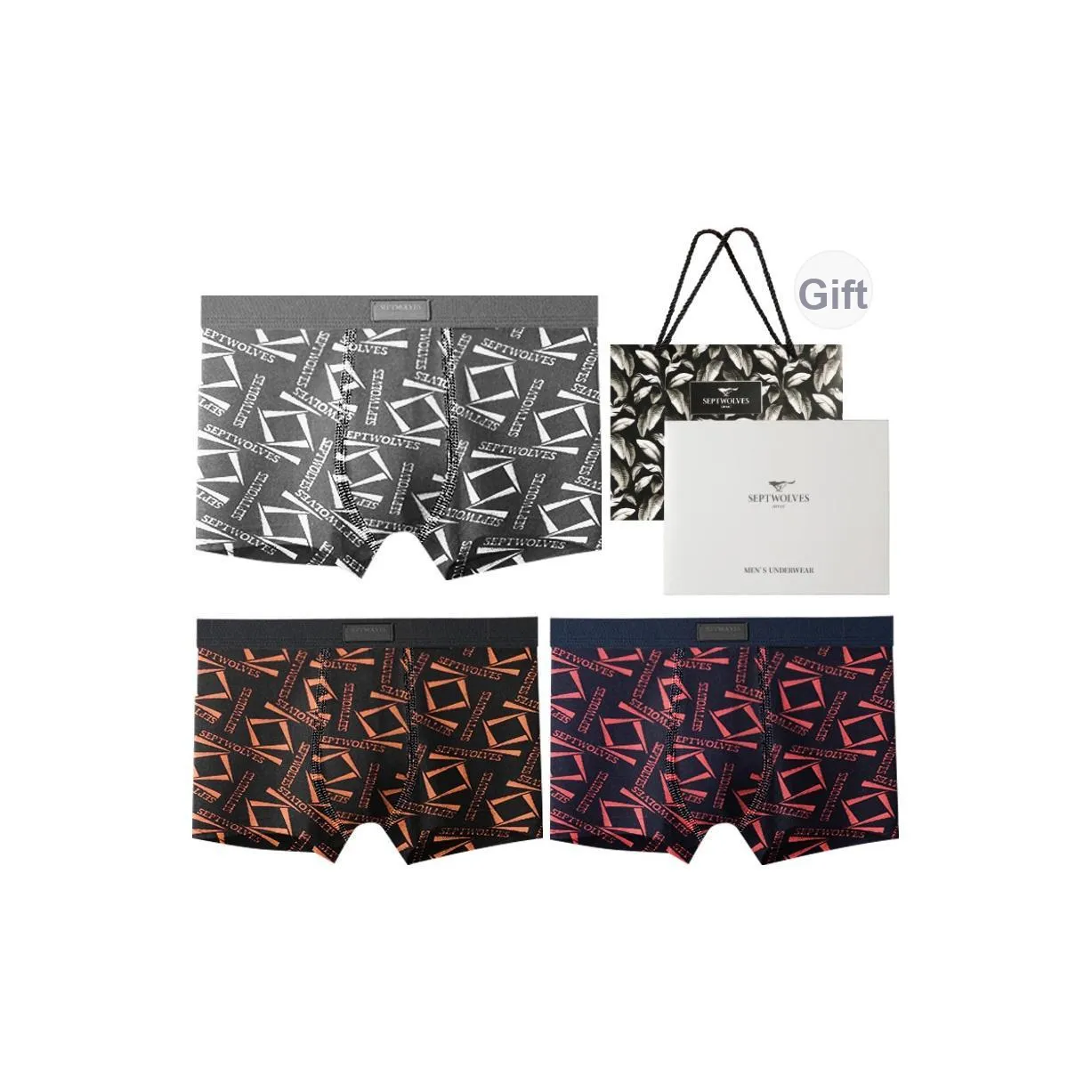 SEPTWOLVES Men Underwear Gift Boxes