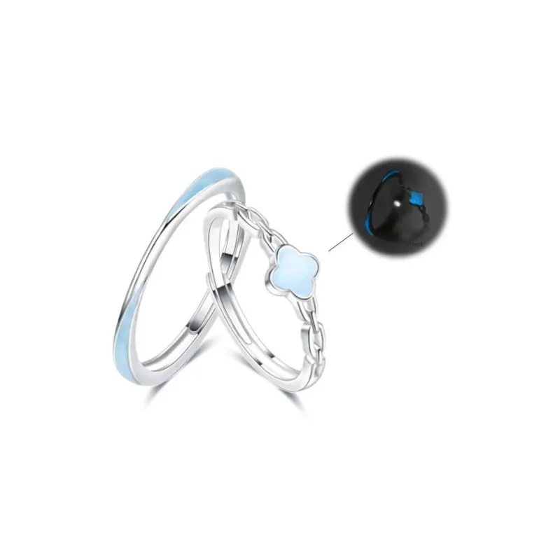 LUCA Sterling Silver Rings Unisex Silver White-0