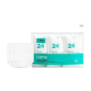 Badigao Disposable Underwear Women's Shopping Bag Combo Set