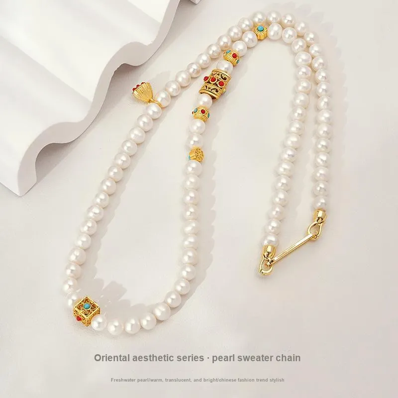 Mofei Pearl Necklaces Women's-1