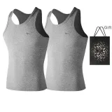 Fits Well 2 Pack (Heather Gray+Heather Gray) 2 Pcs, Easy to Wash!