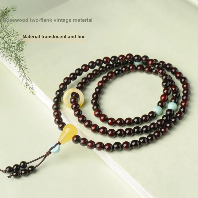 MUSHENGYUAN Rosewood Bracelets Unisex-5