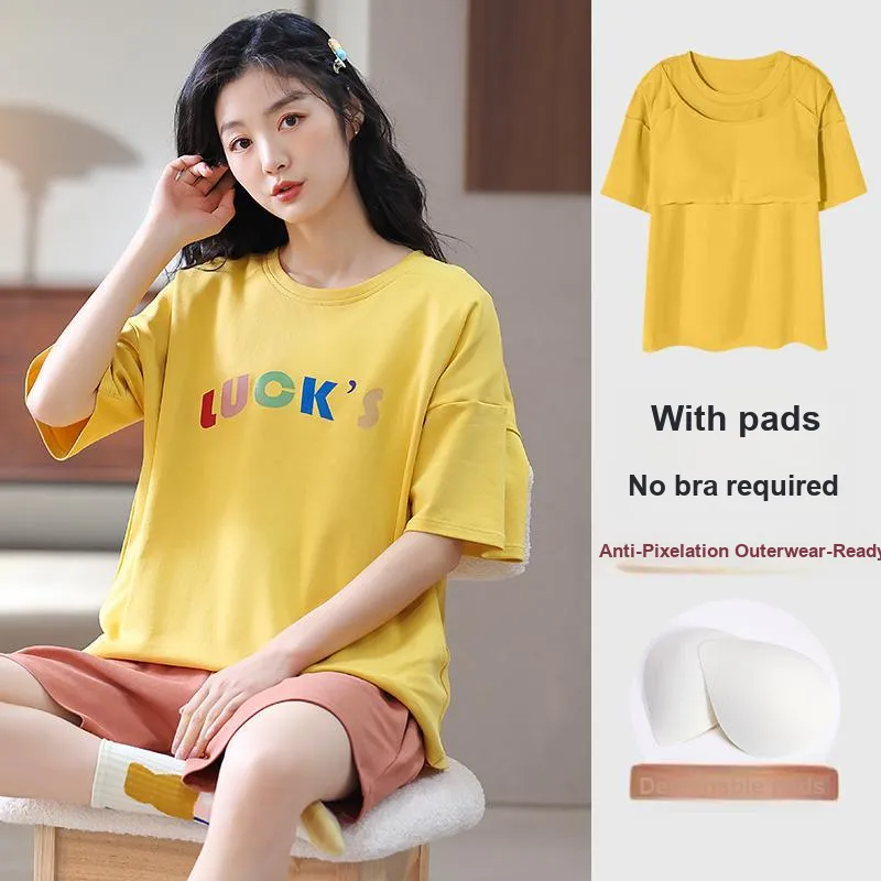 FENTENGCARE Pajama Set Women's Gold-1