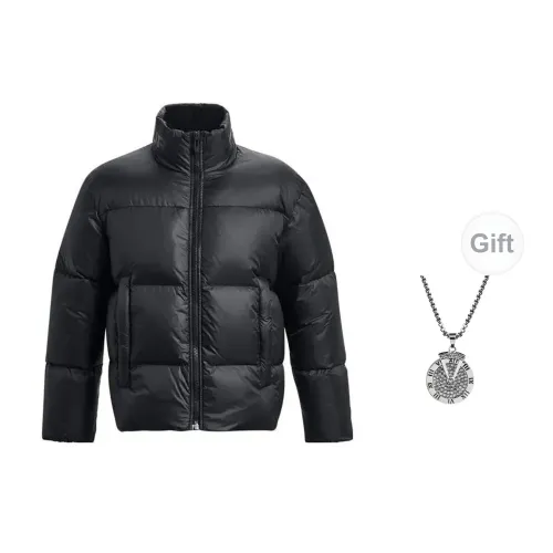 Under Armour Down Jackets Men Black With Free Necklaces