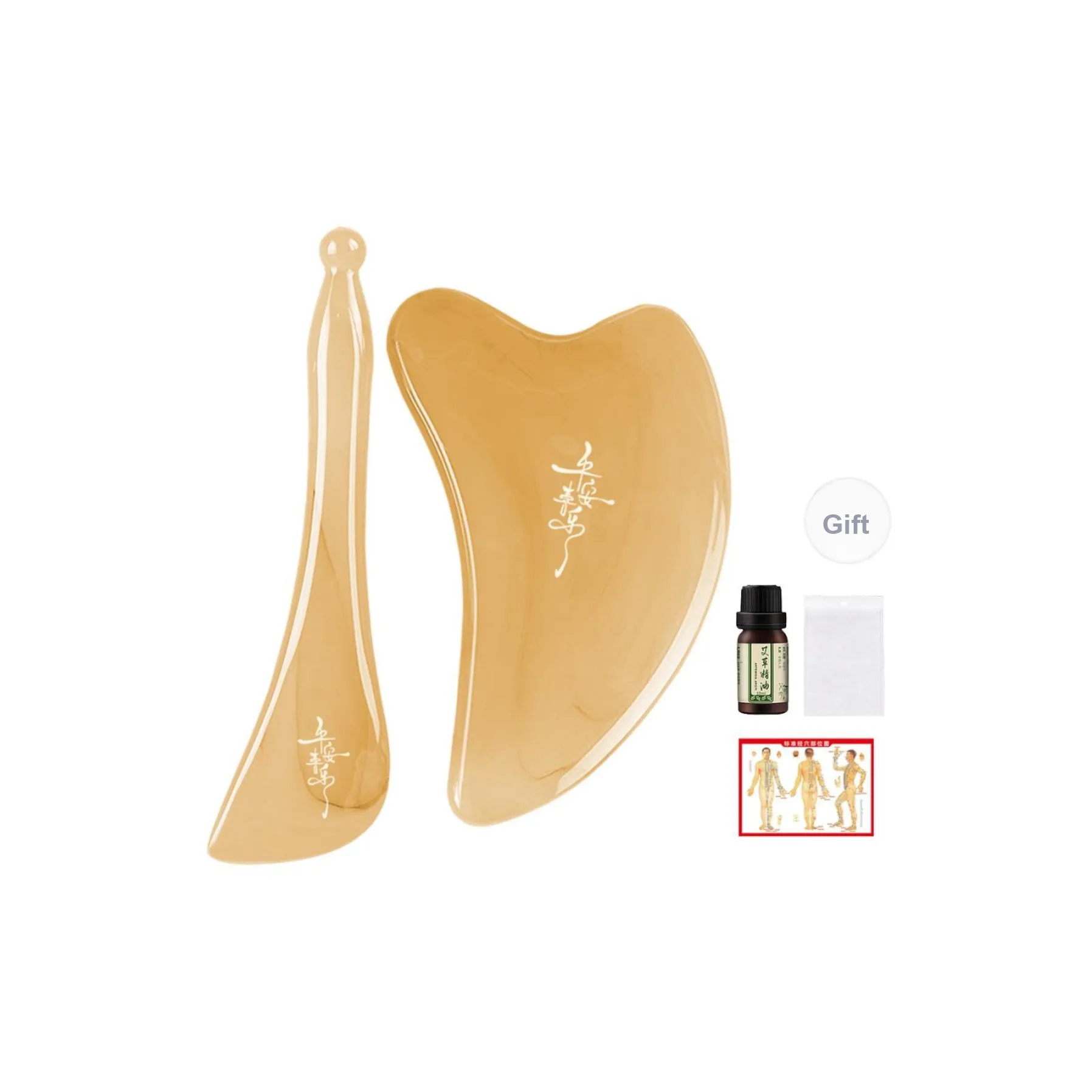 LMLTOP Gua Sha Board и MUSCLE Стретчинг Sticks Полный Набор Аксессуары Тело Массаж Лицо Массаж