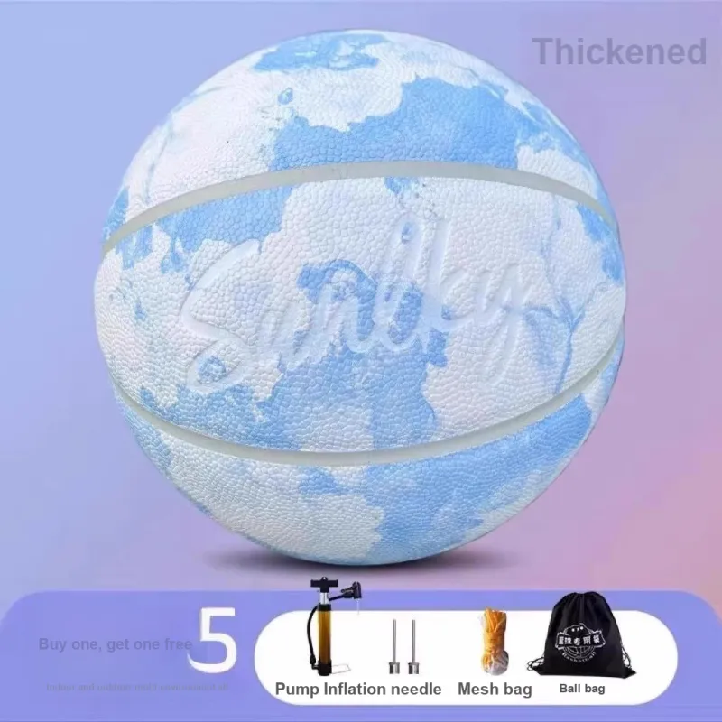 Kaikang PU Moisture Absorbing Surface Wear Resistant Slip Resistant Basketball Size 7 Ball Training Unisex-1