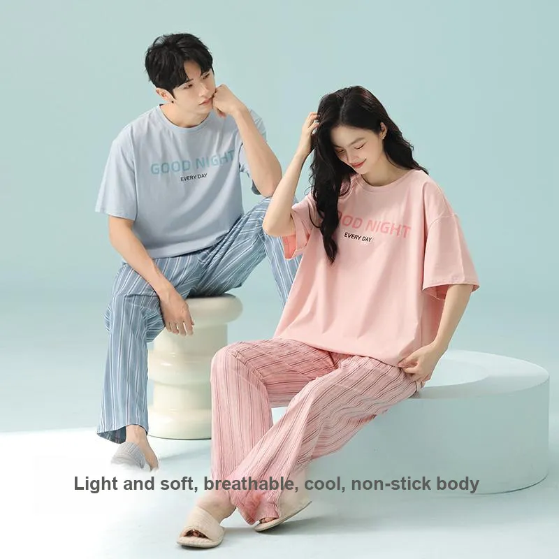 WANANNI Pajama Set Men's Sky Blue-4