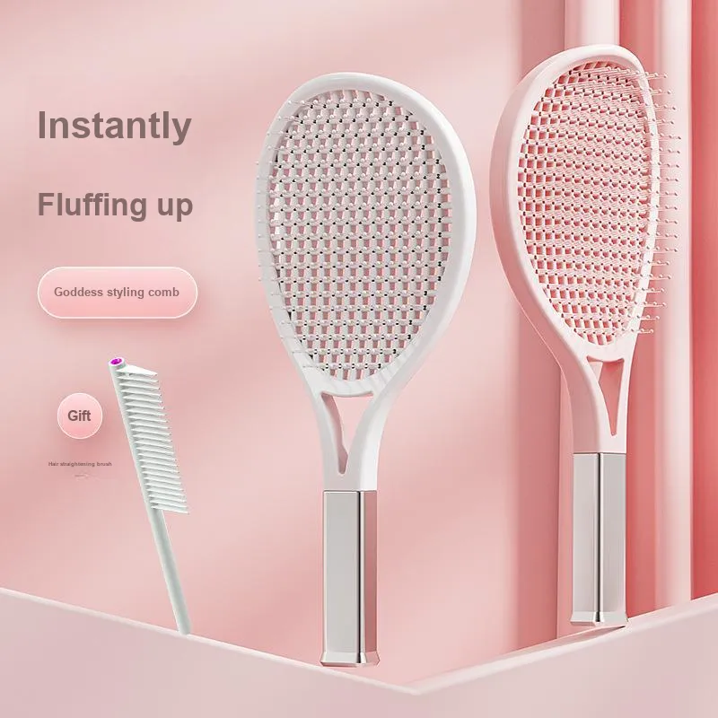 Love Of Wormwood Tennis Racket Puff Comb Massage-4