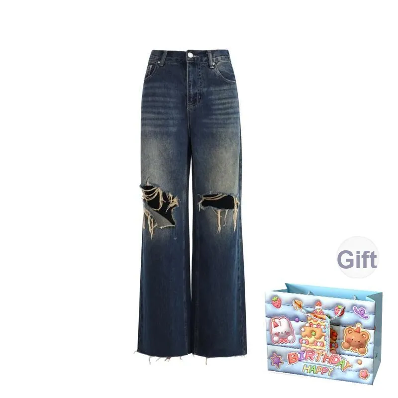 WOWI Jeans Women's Blue Shopping Bag Included