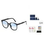 Black Frame with Gradient Blue Lens