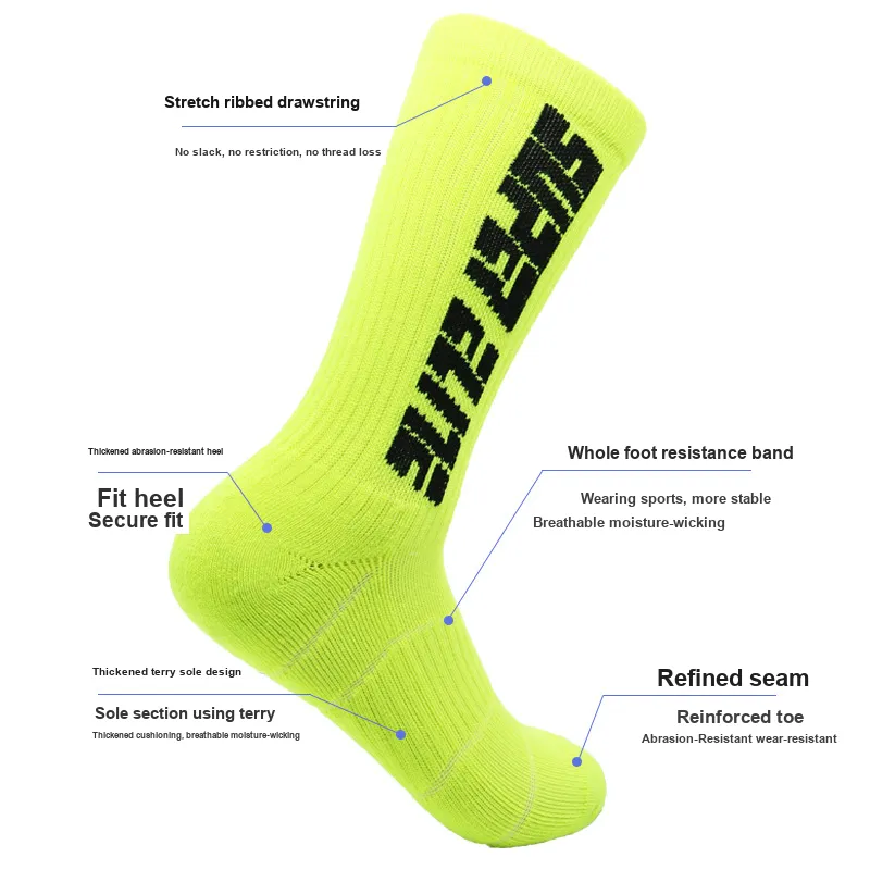 TLXT Basketball Socks Men's Shock Absorbers Slip Resistant, Comfortable And Breathable, Quality Guaranteed-3
