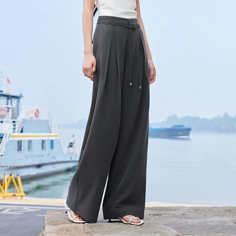 XIANGYING Casual Pants Women's Gray-2